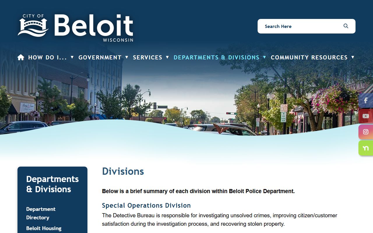 Beloit Released Inmates at Beloit Police Support Services