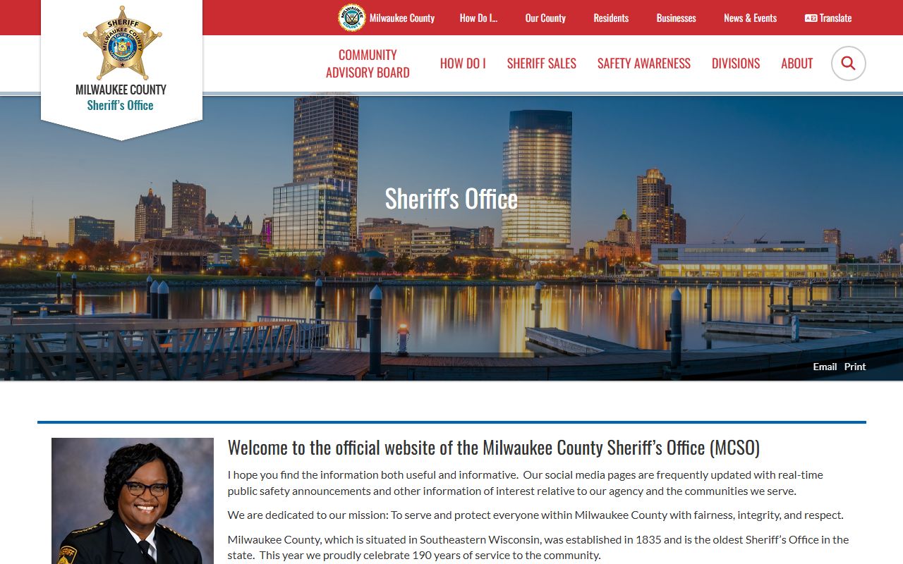 Milwaukee Released Inmates at Milwaukee County Sheriff's Office