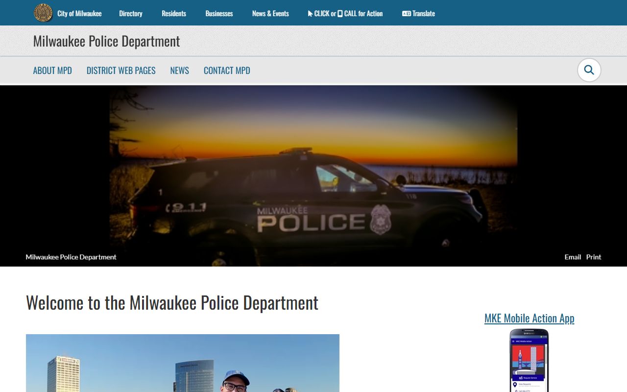 Milwaukee Released Inmates at Milwaukee Police Department