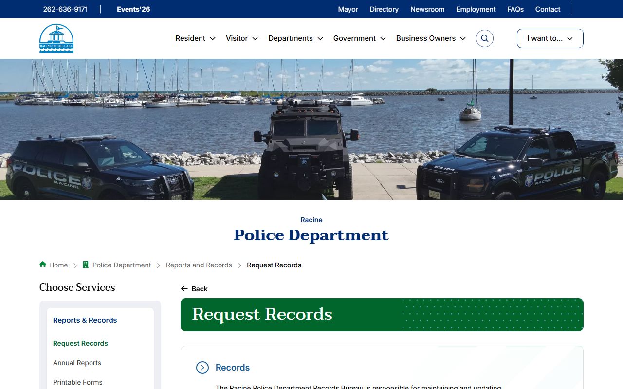 Racine Released Inmates at Racine Police Records Bureau