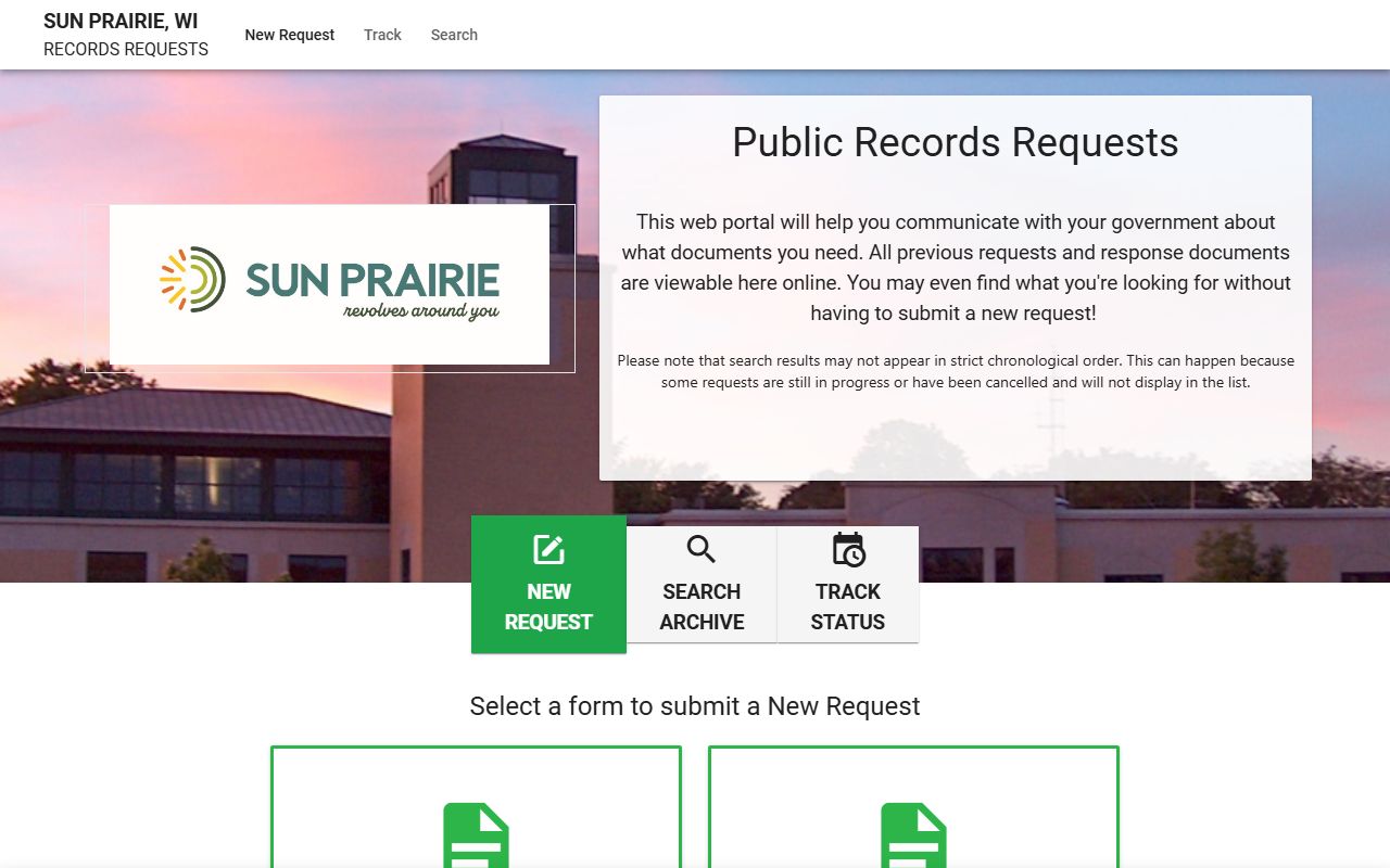 Sun Prairie Released Inmates at Sun Prairie Records Portal