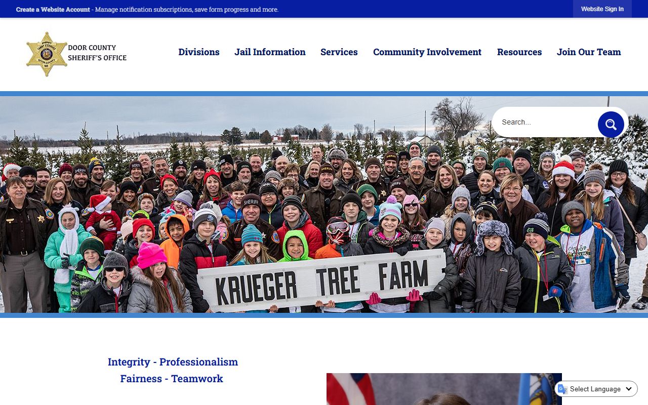 Door County Released Inmates sheriff office image