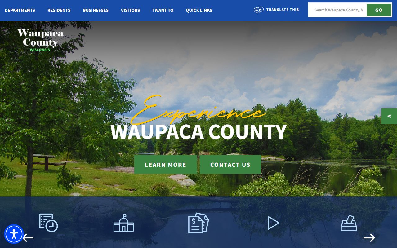 Waupaca County Released Inmates county government image