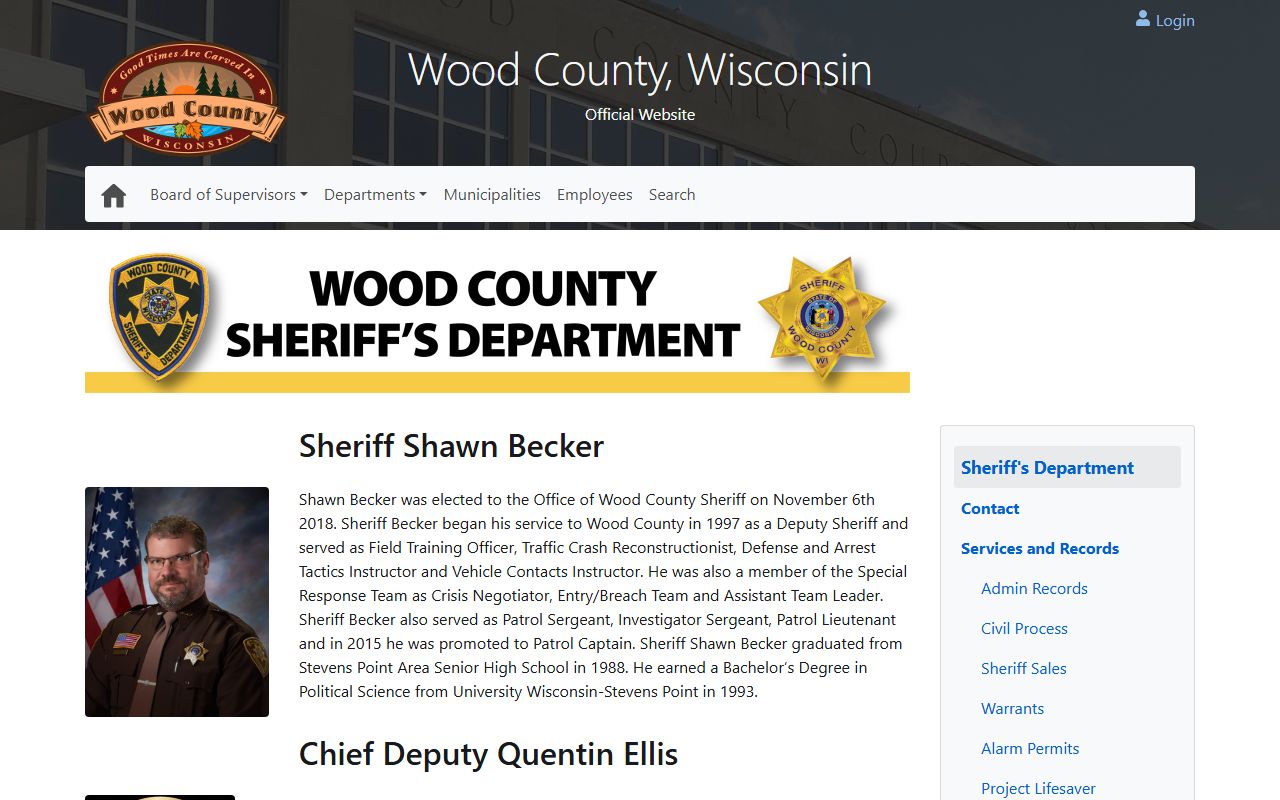 Wood County Released Inmates sheriff department image